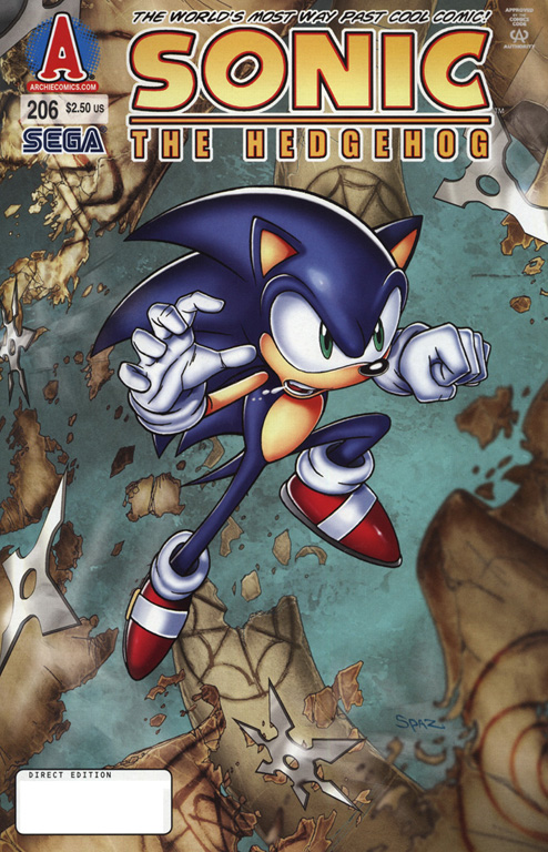 Sonic - Archie Adventure Series January 2010 Cover Page
